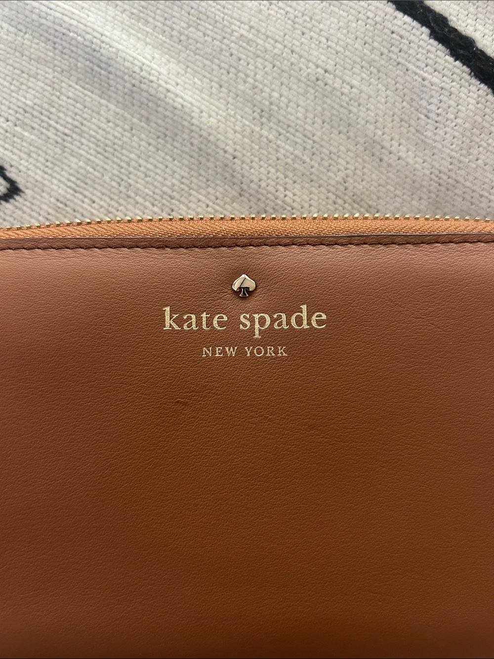 kate spade Brown Zip-Around Leather Wallet - Picture 2 of 12